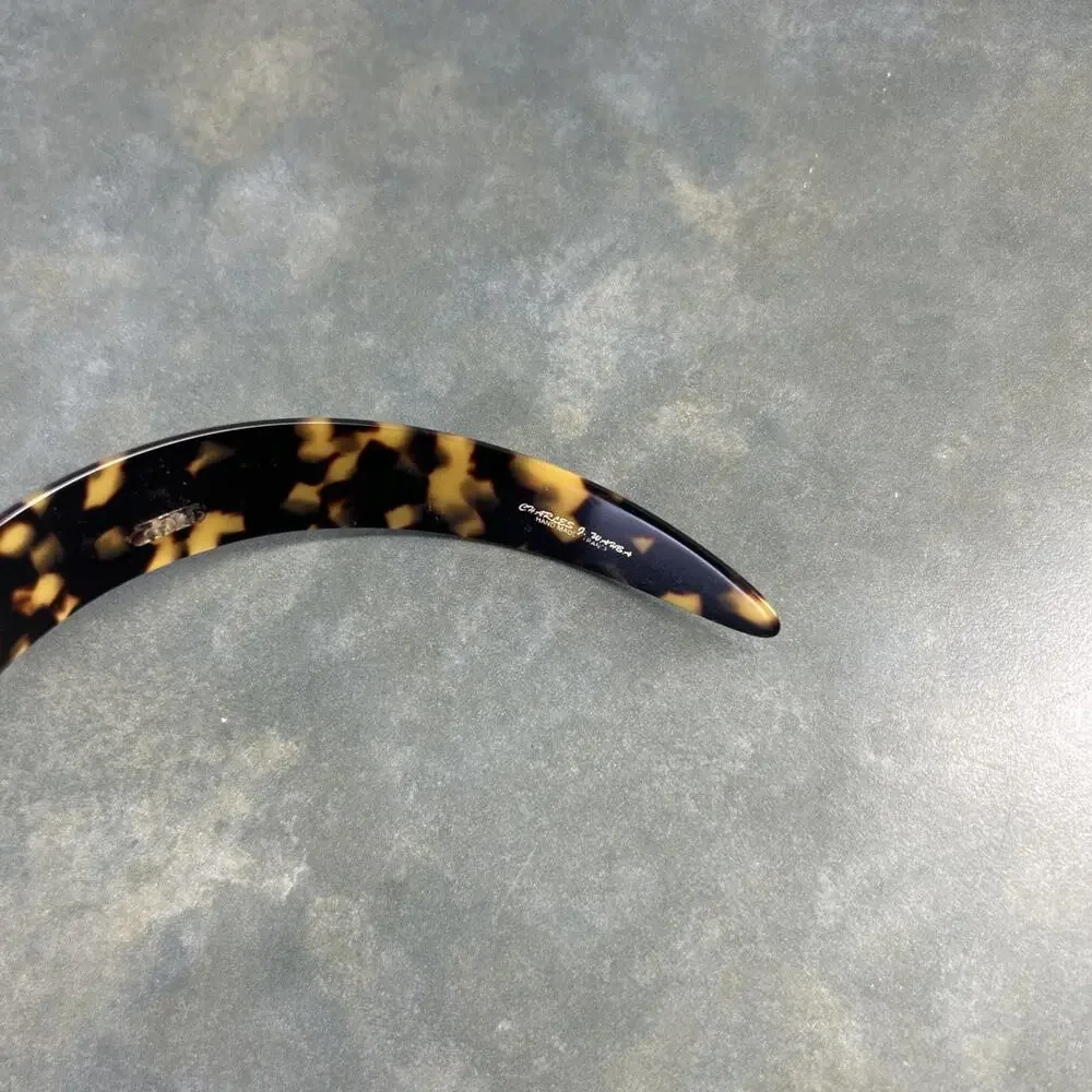 Vintage Charles J Wahba Tortoiseshell Wide Headband Handmade France Hair Band
